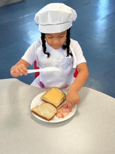 Child at Little Heaven Daycare